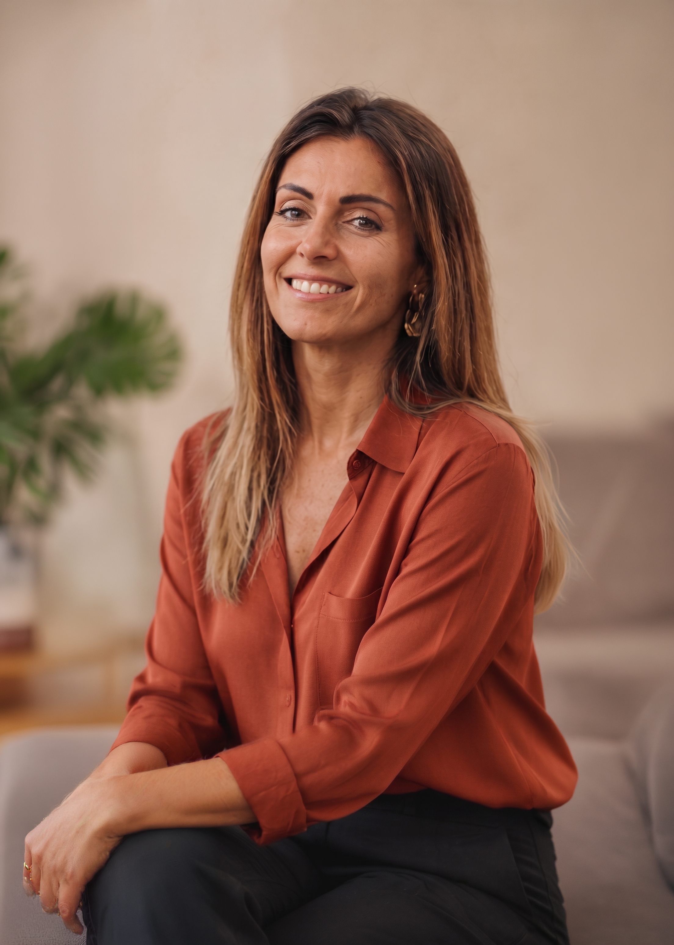 Elodie Piris au travail