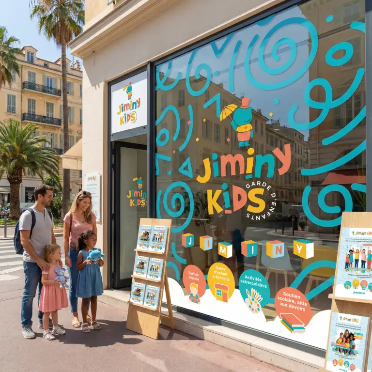 Jiminy Kids *Création d&rsquo;identité visuelle*