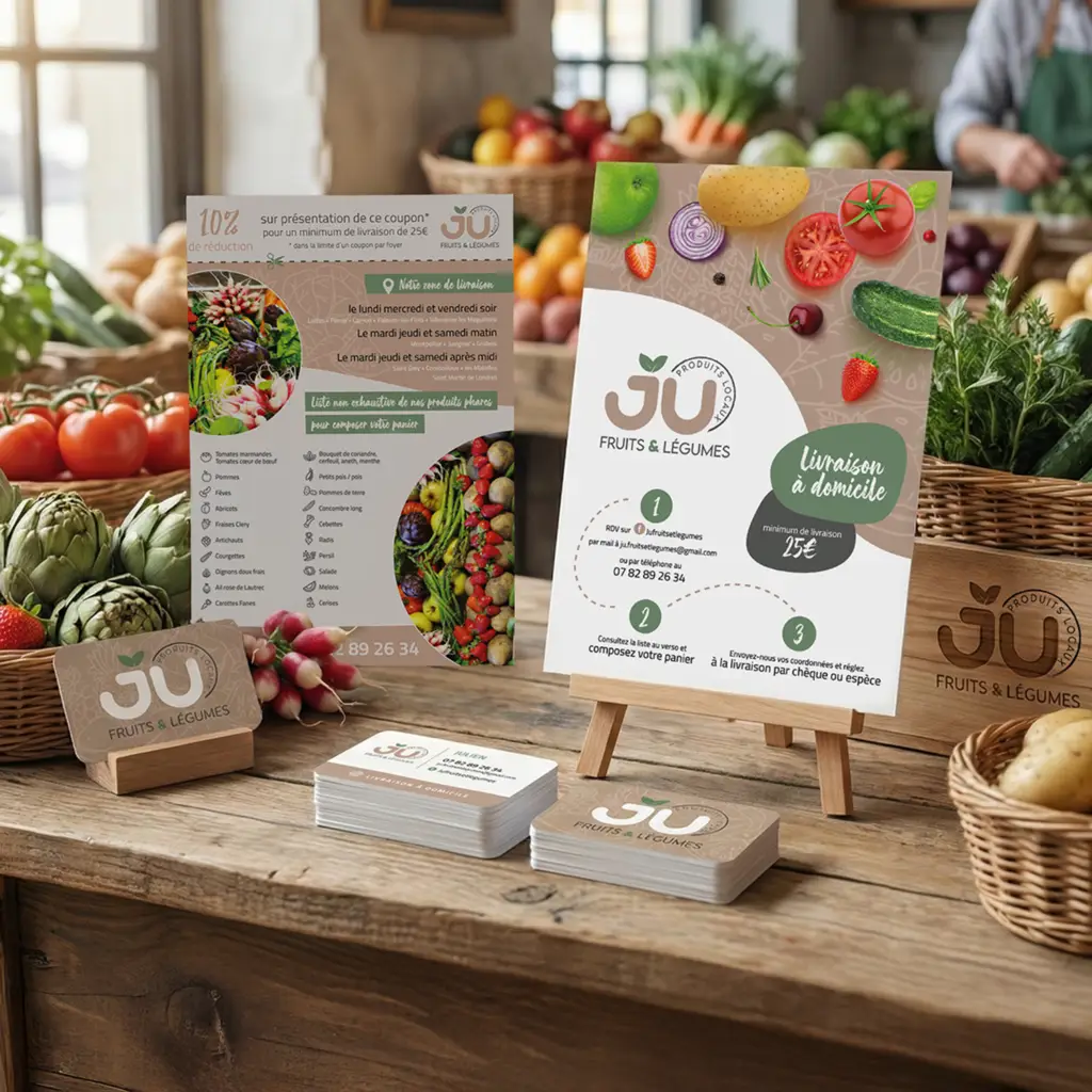 Ju Fruits & Légumes *Création d&rsquo;identité visuelle*