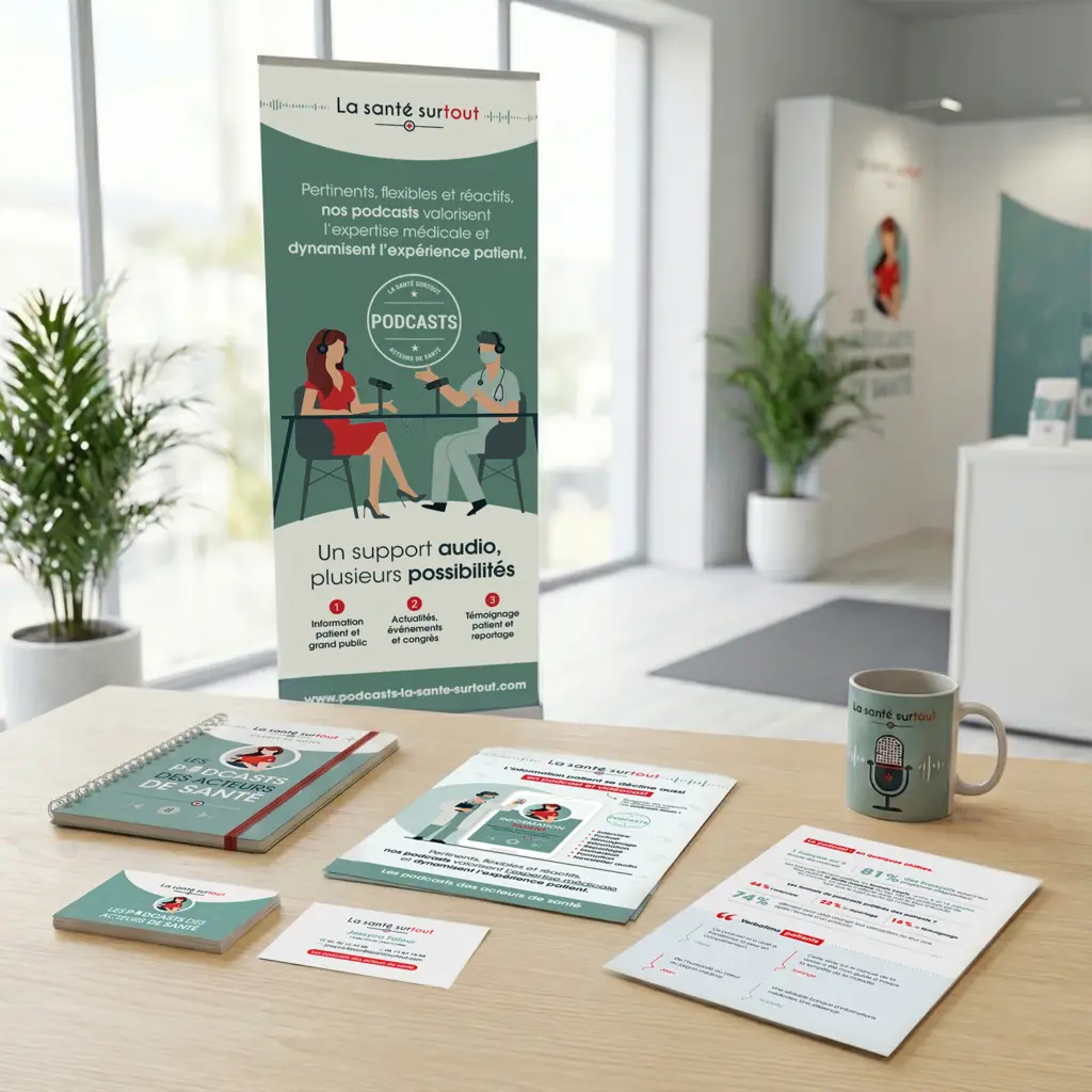 La Santé Surtout *Supports de communication* et déploiement global d&rsquo;un univers